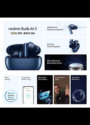REALME BUDS AİR3 BLUETOOTH KULAKLIK 