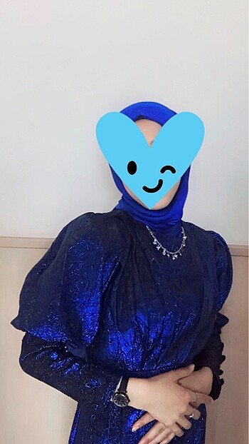 Diğer Lajivert simli elbise 36