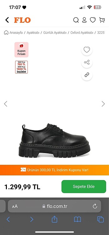 38 Beden siyah Renk Oxford Loafer ayakkabı