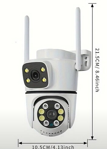 Çift Lens Güvenlik Kamerası 3 adet