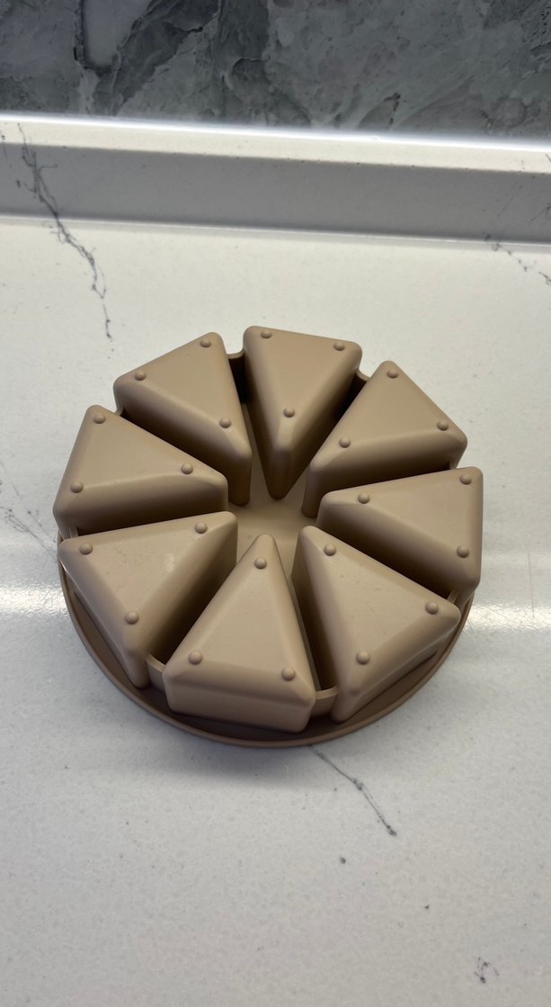 Bej Silikon Dilim Kek Kalıbı - Görsel 3