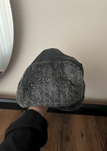 Gri Kürklü Erkek Şapka - Görsel 3