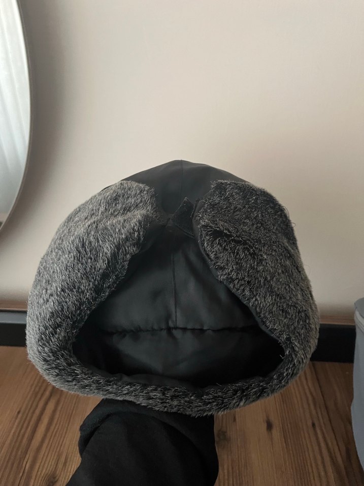 Gri Kürklü Erkek Şapka - Görsel 5