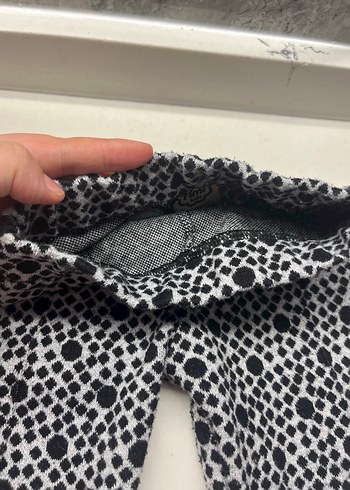 Kız Çocuk Elastik Bel Desenli Tayt - Görsel 3