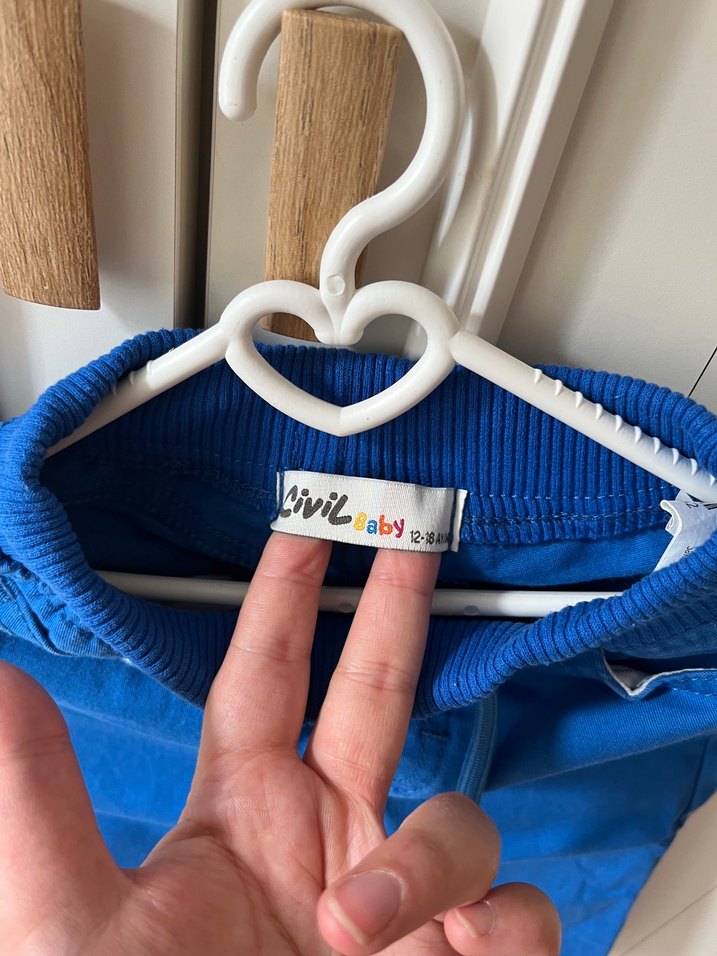 Erkek Çocuk Mavi  Pantolon - Görsel 3