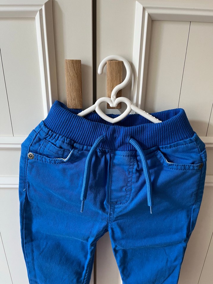 Erkek Çocuk Mavi  Pantolon - Görsel 2