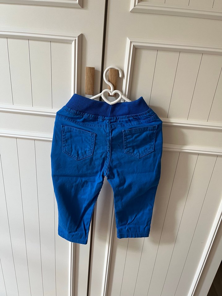 Erkek Çocuk Mavi  Pantolon - Görsel 4
