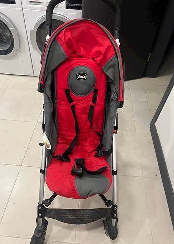 Kırmızı Bebek Arabası, Katlanabilir ve Hafif - Görsel 4