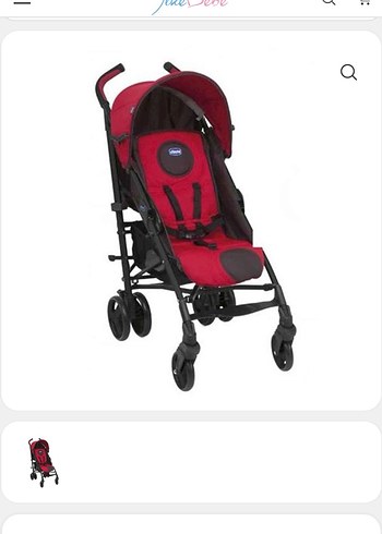 Kırmızı Bebek Arabası, Katlanabilir ve Hafif - Görsel 8