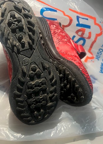 Kırmızı Yılan Desenli Erkek Çocuk Spor Ayakkabı - Görsel 5