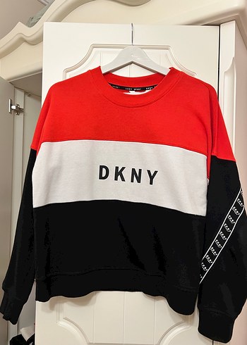DKNY Renk Bloklu Kadin Sweatshirt