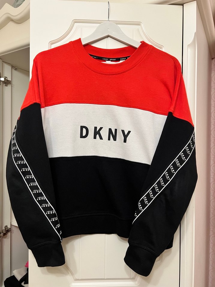 DKNY Renk Bloklu Kadın Sweatshirt — görsel 2/4