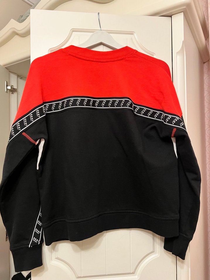 DKNY Renk Bloklu Kadın Sweatshirt — görsel 3/4