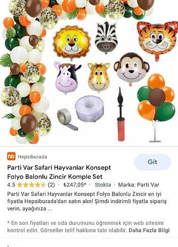 Safari seti