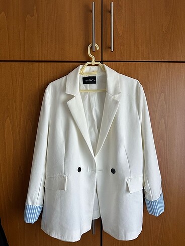 Beyaz Blazer Ceket M beden