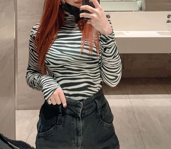 Zebra Desen Bluz