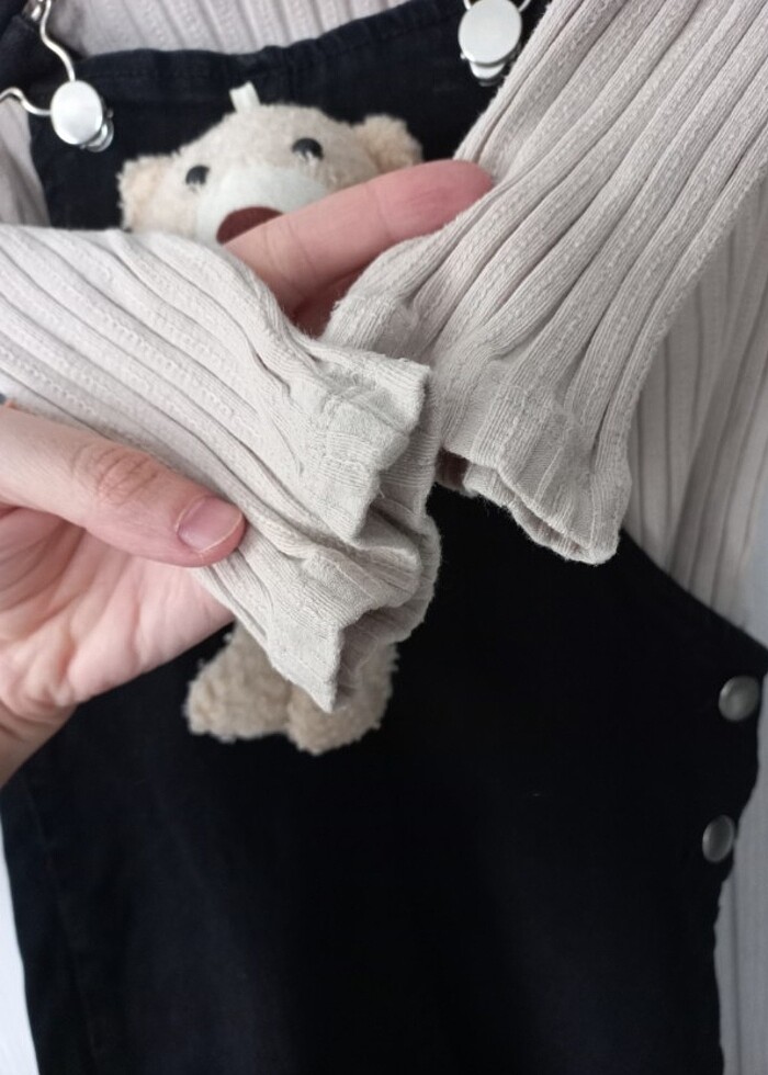 Şortlu salopet takım  - Görsel 2