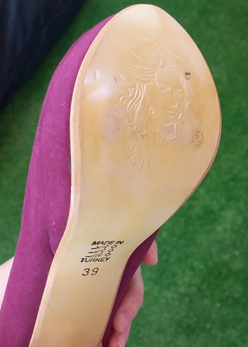 Mor Stiletto Topuklu Kadın Ayakkabı - Görsel 7