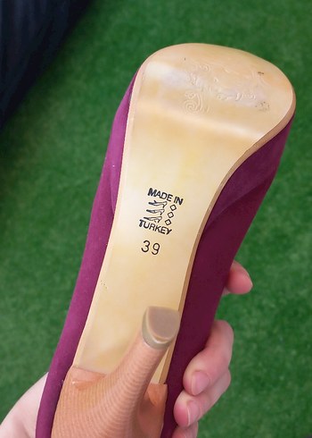 Mor Stiletto Topuklu Kadın Ayakkabı - Görsel 5