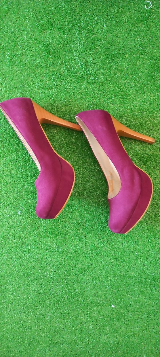 Mor Stiletto Topuklu Kadın Ayakkabı - Görsel 2