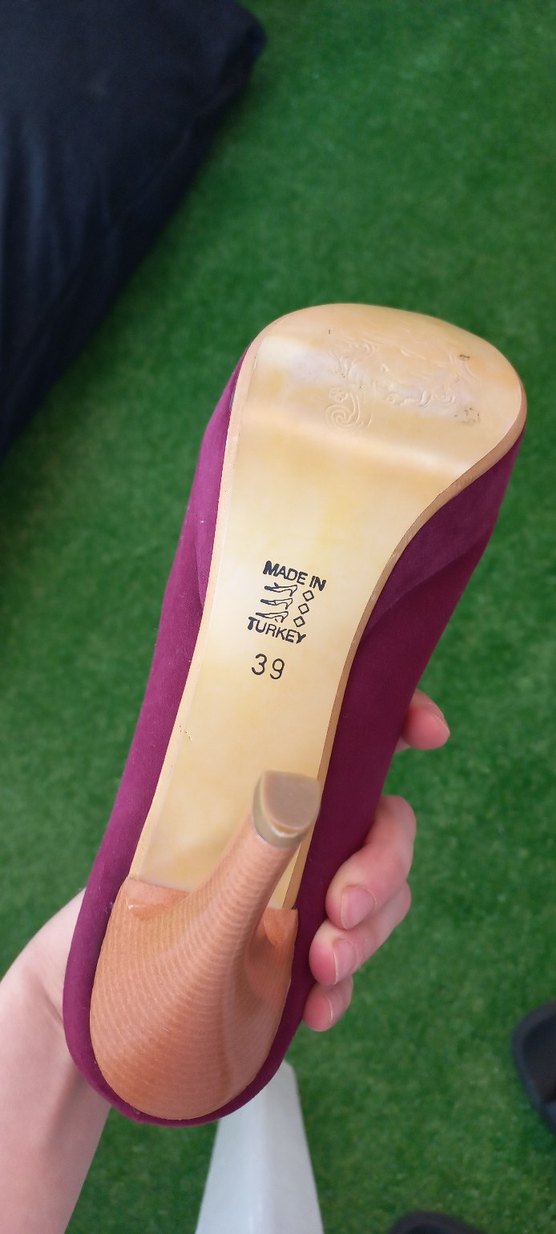 Mor Stiletto Topuklu Kadın Ayakkabı - Görsel 5