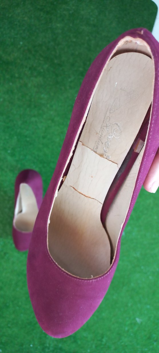 Mor Stiletto Topuklu Kadın Ayakkabı - Görsel 4