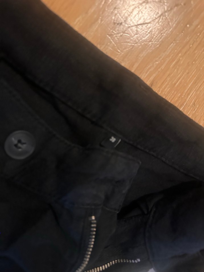 Siyah Kadın Kumaş keten Pantolon trendyol milla - Görsel 2