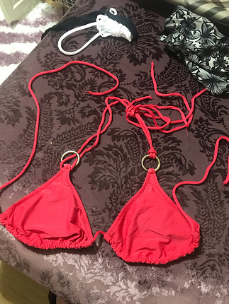 Boyner bikini üstü kırmızı 