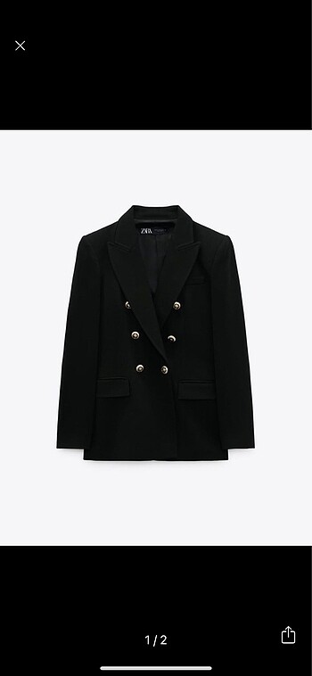 Zara siyah blazer ceket