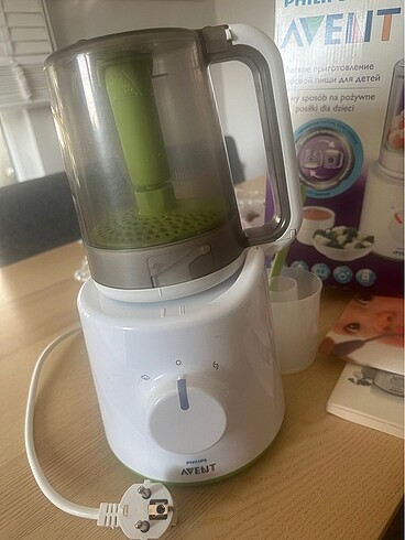  Beden beyaz Renk Avent wasabi buharlı pişirici ve blender