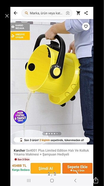 Karcher halı yıkama