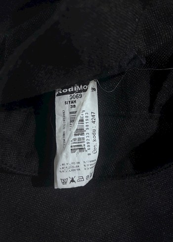 Rodi Mood Siyah Kadın Ofis Kumaş Pantolon - Görsel 7