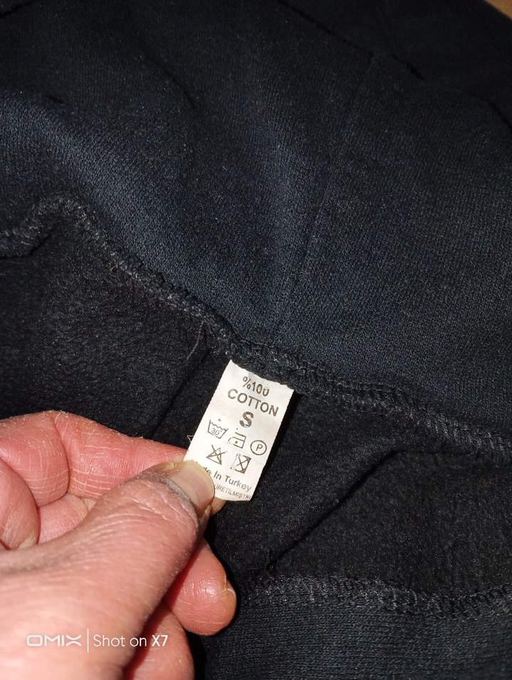 Kadın Siyah Kapüşonlu Sweatshirt - Görsel 4