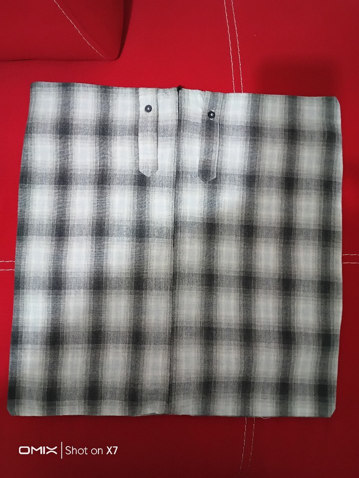 Nakışlı Çok Renkli Gri Yastık Kılıfı - Görsel 2