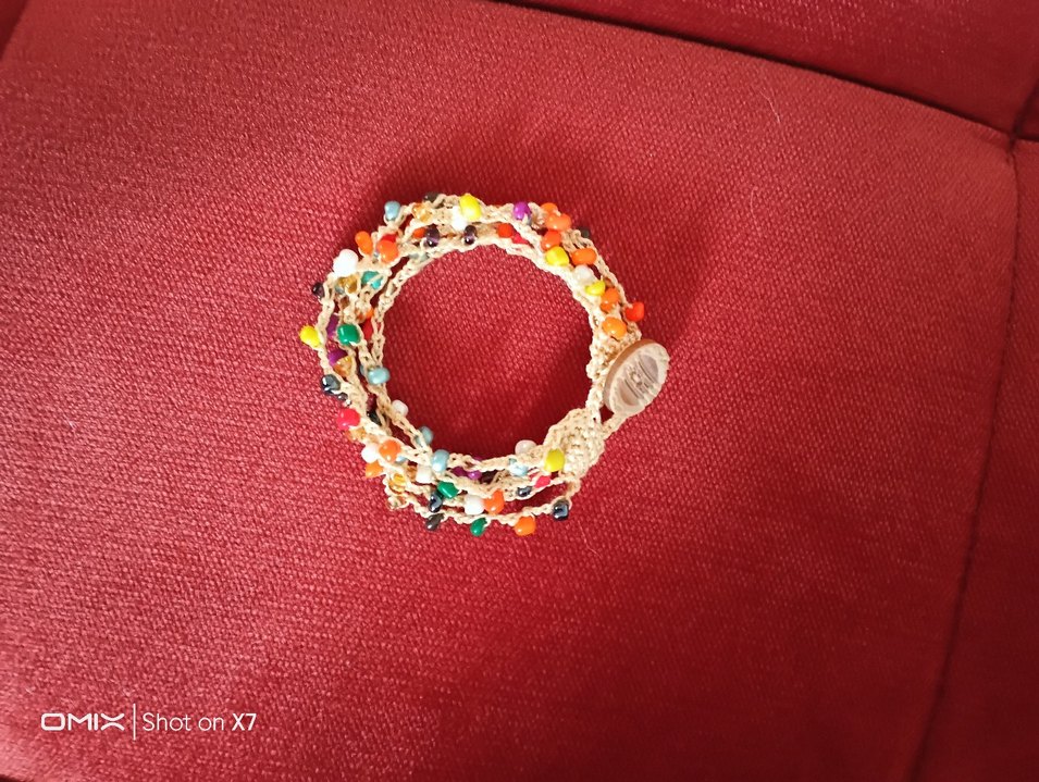 Uzun Çok Renkli Boncuklu Bohem Kolye - Görsel 3