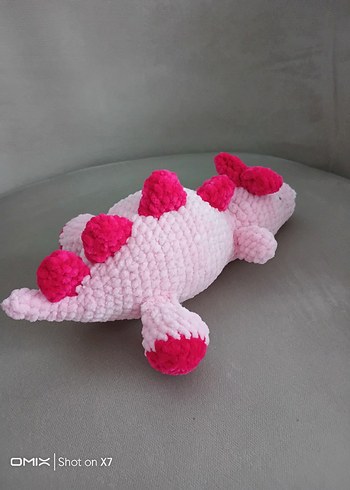 Pembe Renkli Yumuşak Peluş Oyuncak - Görsel 3