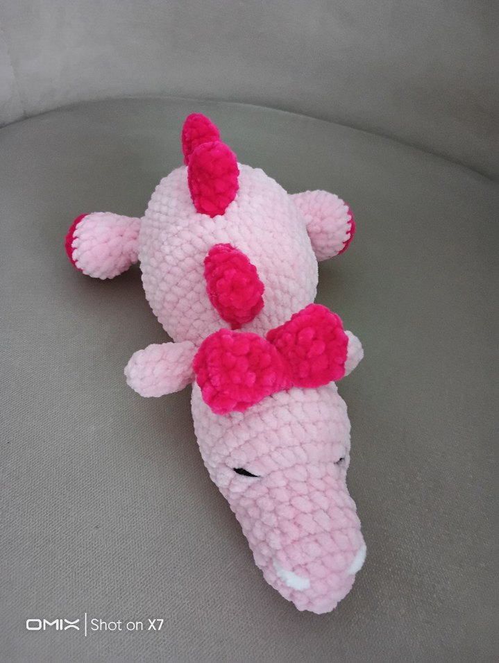 Pembe Renkli Yumuşak Peluş Oyuncak - Görsel 2