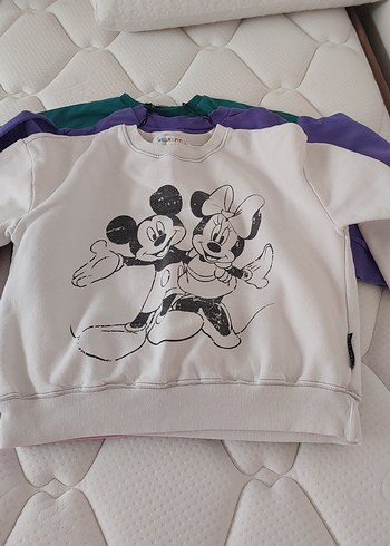 Renkli Baskılı Sweatshirt - Görsel 5