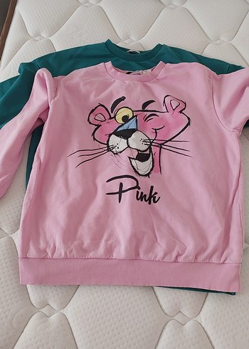 Renkli Baskılı Sweatshirt - Görsel 3