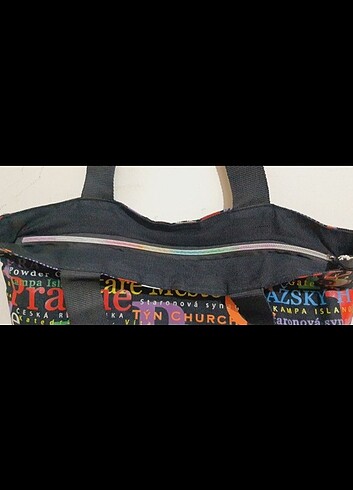 Diğer Vintage Smile, Berlin, Goblen Tote Çanta Almanya Hatırası 