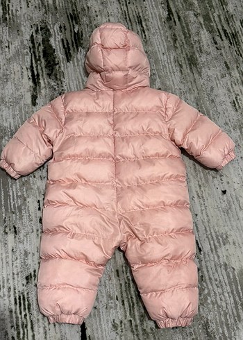 B&G store Peluş Detaylı Pembe Bebek Kız Tulumu - Görsel 3