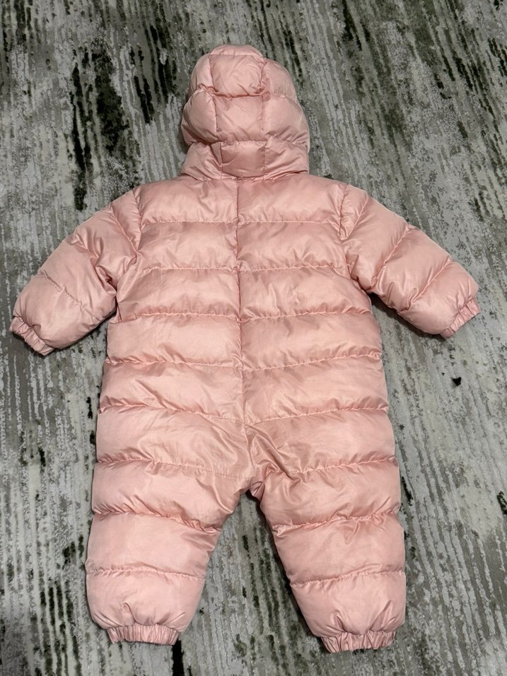 B&G store Peluş Detaylı Pembe Bebek Kız Tulumu - Görsel 3