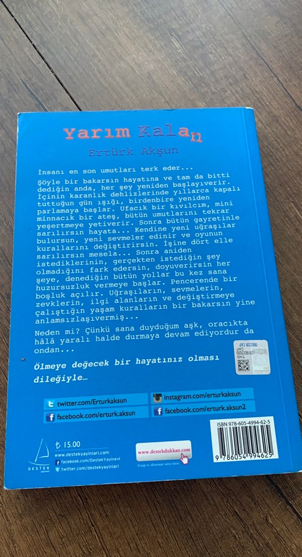 Yarım Kala - Ertürk Akşun - Görsel 3