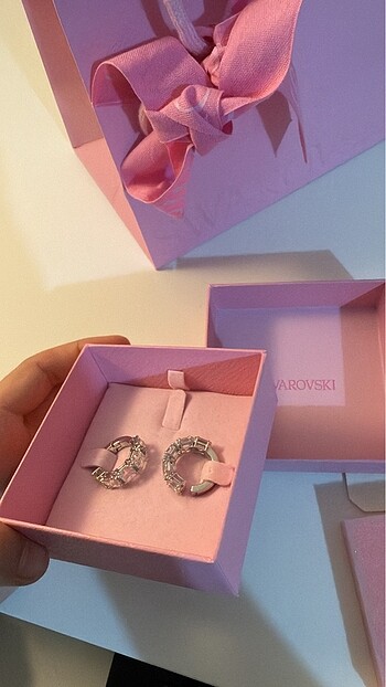 Swarovski Millenia Klipsli Küpeler