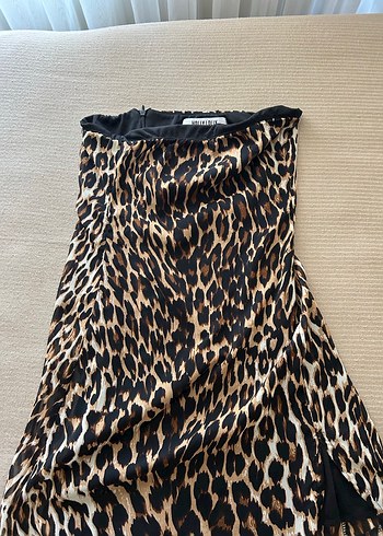 Leopar Desenli elbise - Görsel 2
