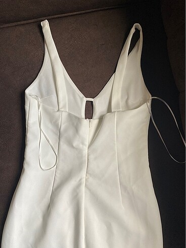 s Beden zara cut out detaylı elbise