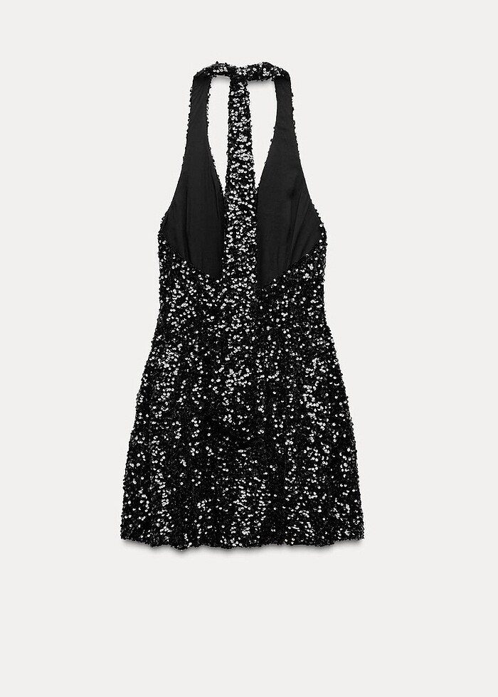 zara payetli balon elbise - Görsel 2