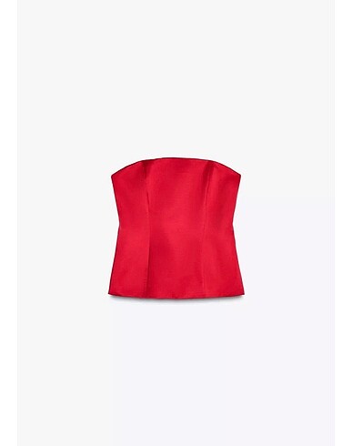 zara saten top