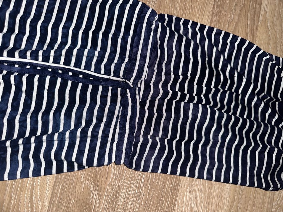 Laciver çizgili uzun elbise - Görsel 2