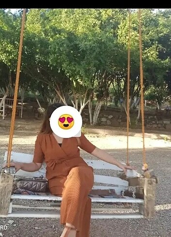 Diğer Kahve rengi tulum